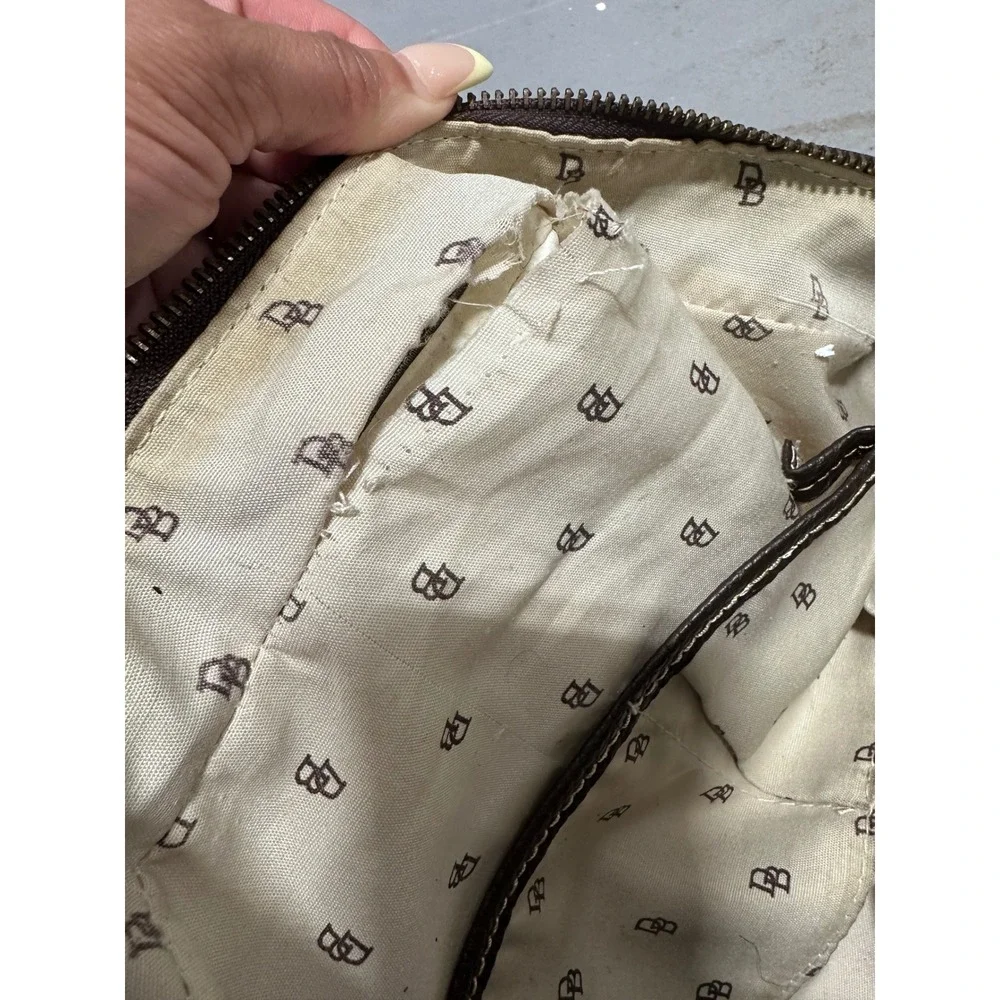 Authentic Vintage Dooney & Bourke Signature Monogram Bag